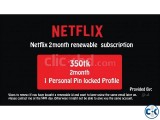Netflix Renewable 2 month