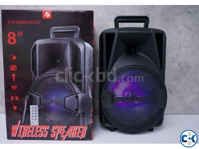 KTS 1068 8 Karaoke Portable Wireless Bluetooth Speaker large image 0