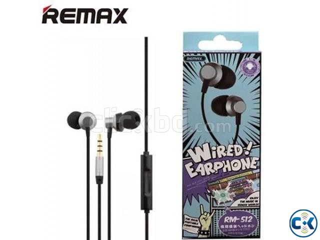 Remax RM 512 Wired Earphone Price in Bangladesh large image 0