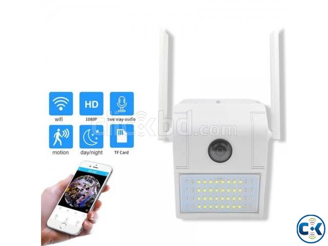V380 Wifi Wall Lamp Camera Water-Proof Night Vision large image 0