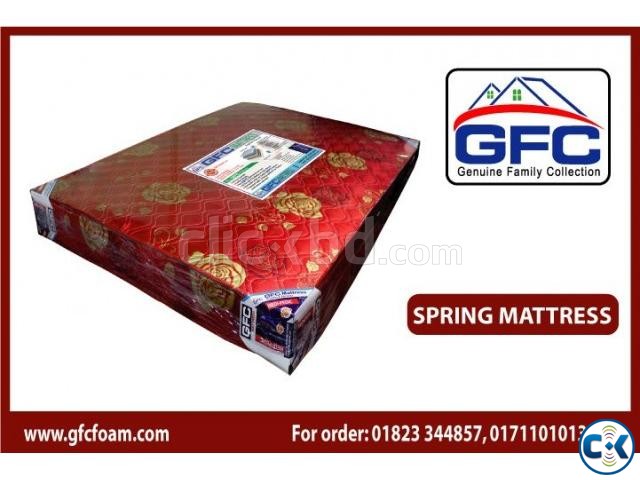 GFC spring Mattress with topper 78 x57 x8  large image 0