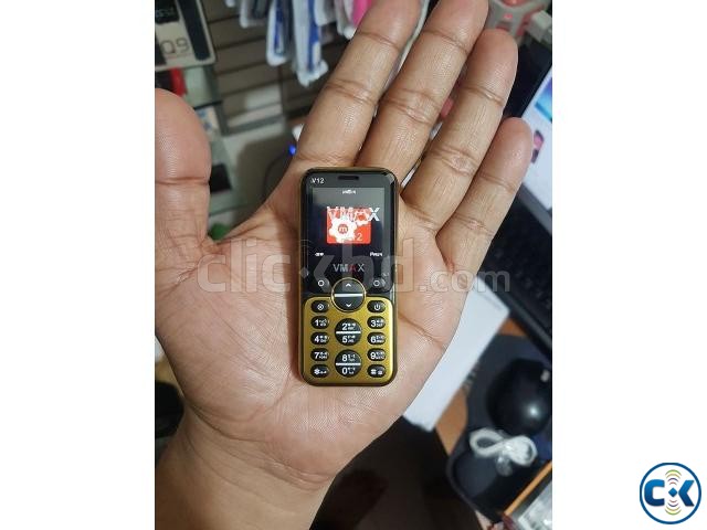VMAX V12 Super Mini Dual Sim Phone 1800mAh Battery With Warr large image 0