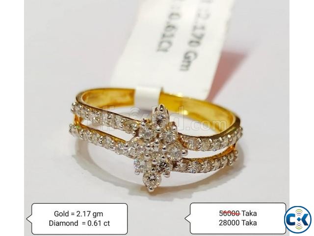 Diamond with Gold Ring 50 OFF | ClickBD