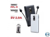 REMAX PPL-11 Linon 3J 10000mAh Power Bank With Cable