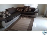 L-shaped sofa rug perfect for families