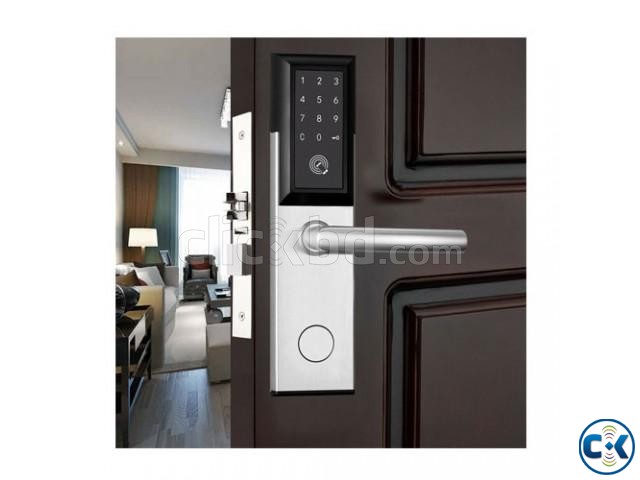Smart Digital Electronic Door Lock APP RFID CARDS Touch large image 0