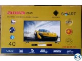 AIWA 40 Smart LED TV VOICE REMOTE 1GB RAM 8GB ROM 