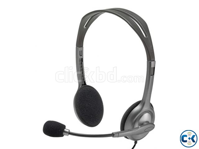 Logitech H110 STEREO Headset Two port  large image 0