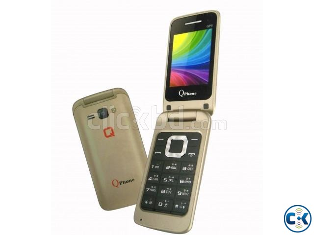 Qphone QP8 Folding Phone Dual Sim FM With Warranty large image 0