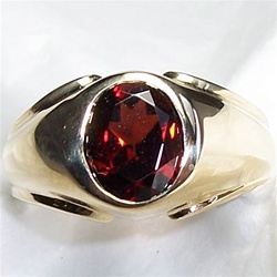 Garnet stone ring from Global Sky Shop large image 0
