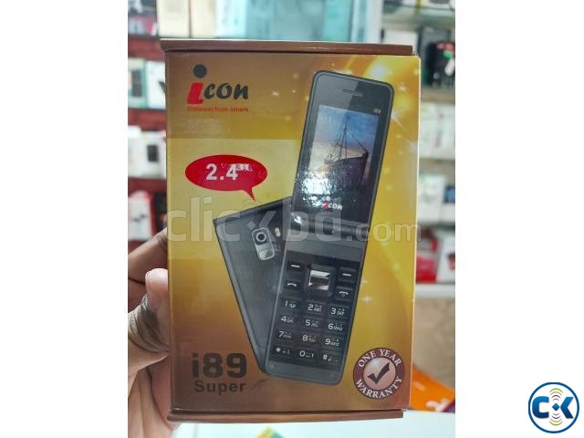 ICON i89 Folding Phone Dual Sim with Warranty large image 0