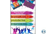 Facebook and Youtube Live Studio