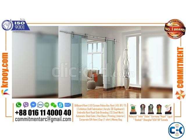 glass art design glass design work wall glass design window | ClickBD large image 1