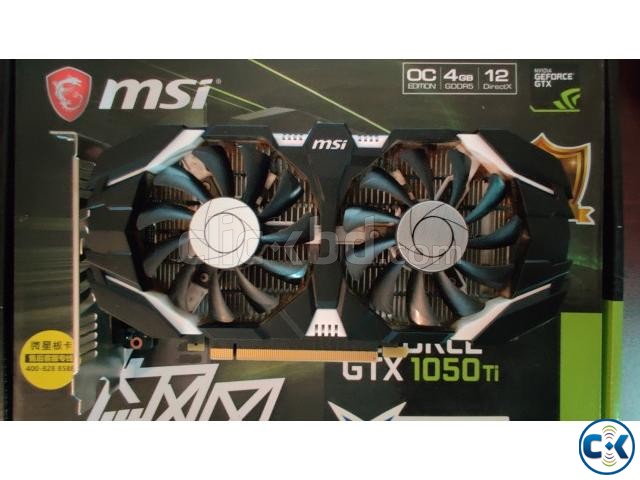 MSI 1050ti GPU large image 0