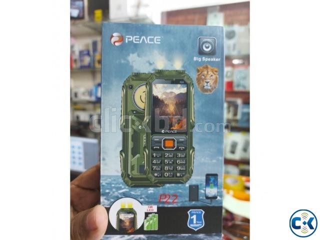 Peace P22 Power Bank Phone 5800mAh Dual Sim With Warranty large image 0