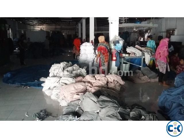 100 export running garment washing factory for sale or rent large image 0