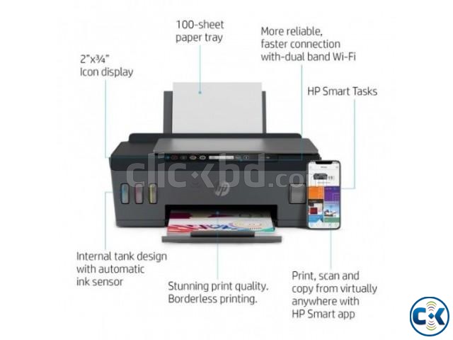 HP Smart Tank 515 Wireless All-in-One Printer large image 3