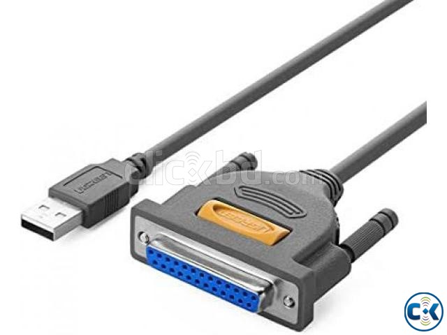 UGREEN USB to DB25 Parallel Printer Cable Adapter large image 0