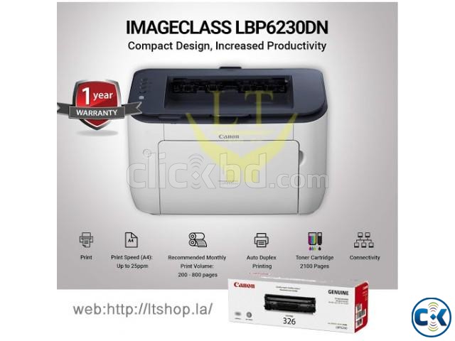 Canon LBP 6230DN with DUPLEX LASER Printer large image 2