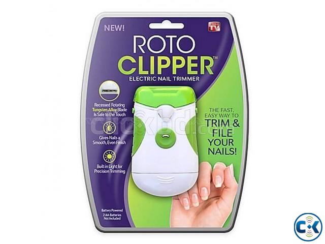 Deluxe Roto Electric Nail Trimmer and Nail Filer large image 2