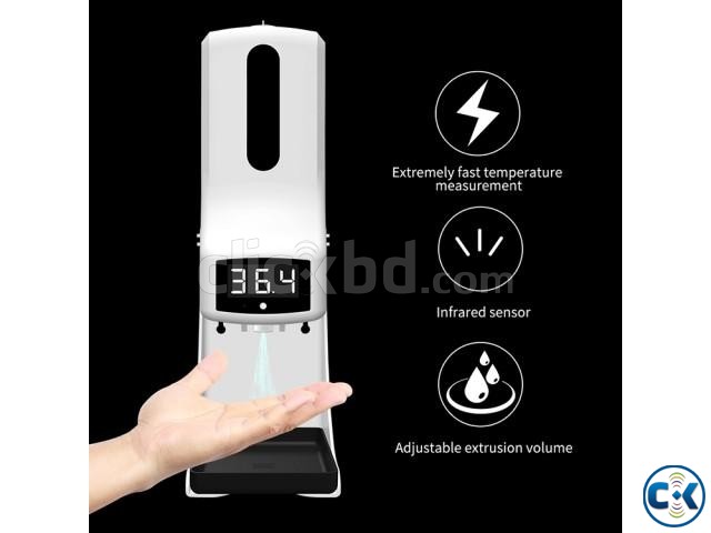 K9 PRO Automatic Hand Temperature Measurement with Sanitizer large image 1