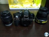 Nikon d5300 Nikkor 50mm1.8G. 18-55