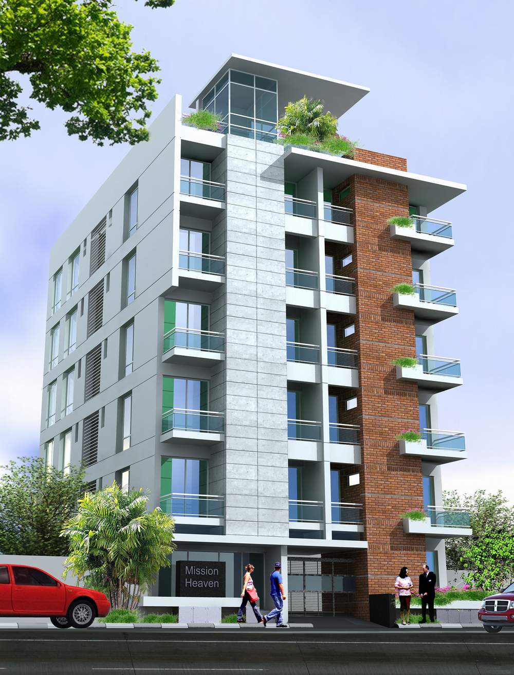 APARTMENT TO-LET AT BASHUNDHARA R A FROM JUNE 2011 large image 0
