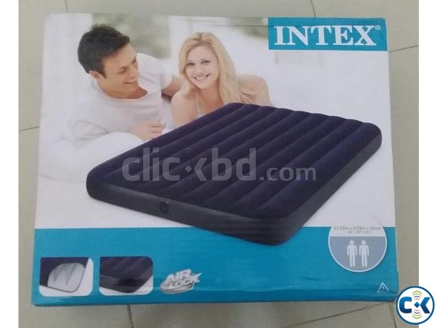 Intex Inflatable Air Bed with Pump Double Size Airbed large image 0