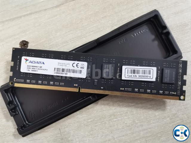 Adata 8GB DDR3 1600 Mhz Desktop Ram large image 2