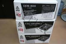 2x Pioneer CDJ-1000MK3 1x DJM-800 Mixer DJ Packa large image 0