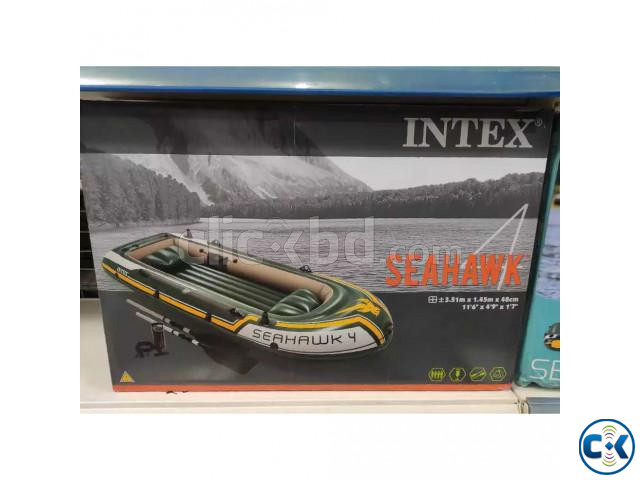 Seahawk 4 Inflatable Air Boat Inflatable Boat 4 Person  | ClickBD large image 1