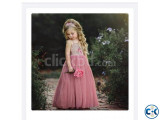 Long Princess Party Pink Gown Formal Dress