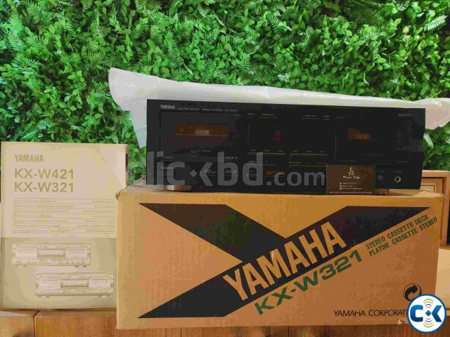 YAMAHA KX W 321 FULL BOXED CASSET DECK. large image 2