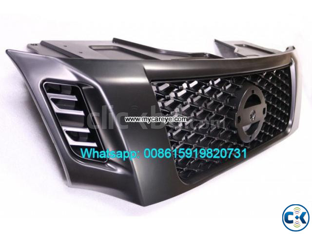 Nissan NP300 Navara Grills Car Front Bumper Grille With LED | ClickBD large image 3
