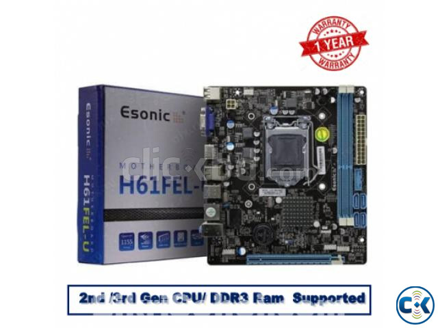 Esonic Genuine H61-FEL DDR3 Intel Chipset Motherboard large image 3