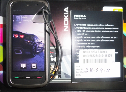 9 Days used Nokia-5233 xchange ofer wid E72 or 71 large image 0