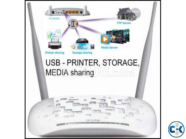 TP-Link TD-W8968 300Mbps Wireless N USB ADSL2 Modem Router. large image 0