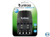 Uniross Battery Charger AA .AAA With 9V Charger Compact 9V