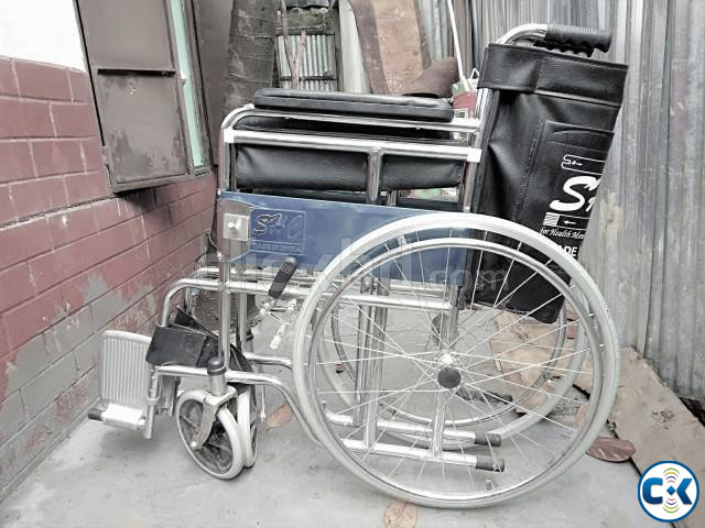 Wheel chair folding large image 0