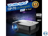 1200 Lumens Mini LED 3D Projector With TV
