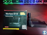Vertex E14 battery grip for 70D and 80D