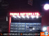 led sign and neon sign