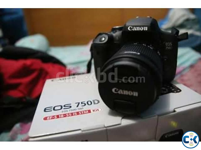 Canon Eos 750D japan body with 50mm stm prime lens large image 4