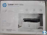 HP Black White Laser MFP 135a Multifunction Printer