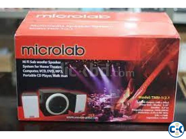 Microlab Genuine TMN1 2 1 Multimedia Speaker | ClickBD large image 1