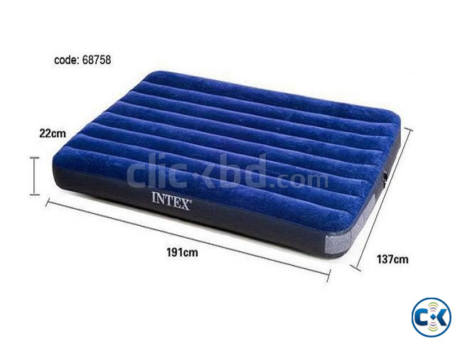 intex Double Air Bed With Electric Pummer | ClickBD large image 1