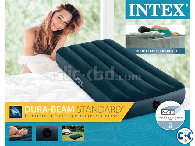 intex Single Air Bed Free Pumper | ClickBD large image 0