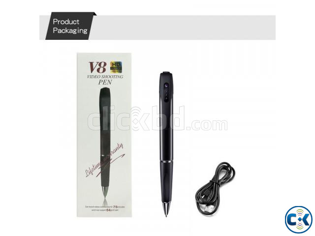 Spy V8 Pen Video Camera HD 1080P Recording 32GB Supported large image 1