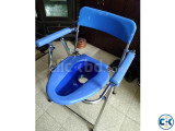 Pan System Folding Commode Chair Portable Pan Toilet Chair