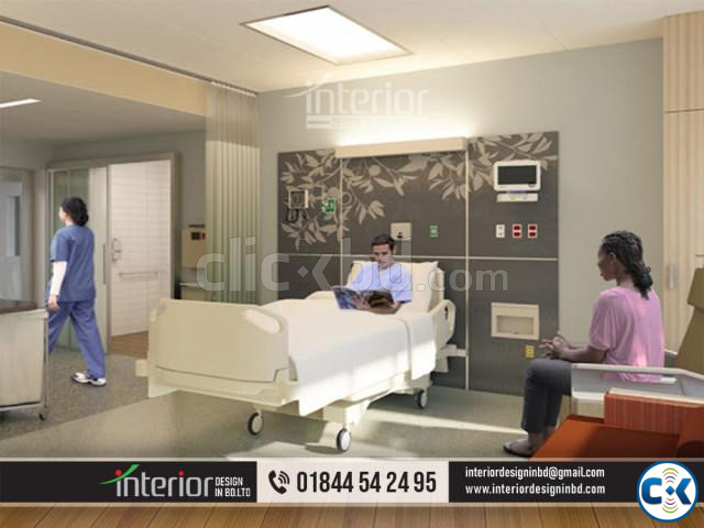 The Hospital Interior Design plans including shading | ClickBD large image 1